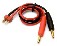 D-MAX – Charge Lead T-Plug with 4mm Banana Connectors (35 cm)