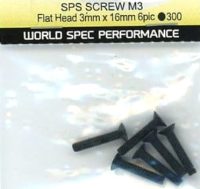 Axon – SPS SCREW M3 / Flat Head 3mm x 16mm 6 pcs (steel)