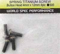 Axon – SPRING TITANIUM SCREW (Button Head 4mm × 12mm (4 pcs)