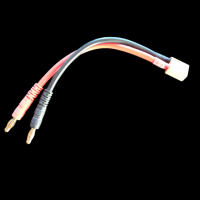 Charge Lead/Cable DEANS Plug with 4mm Banana Connectors (16 cm)