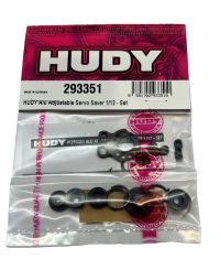 Hudy – Alu Adjust Servo Saver 1/12 Set (293351)